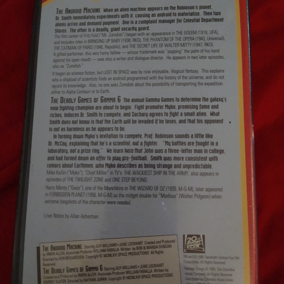 Rare Sealed Lost in Space 2 VHS Tapes, New - Picture 6 of 7